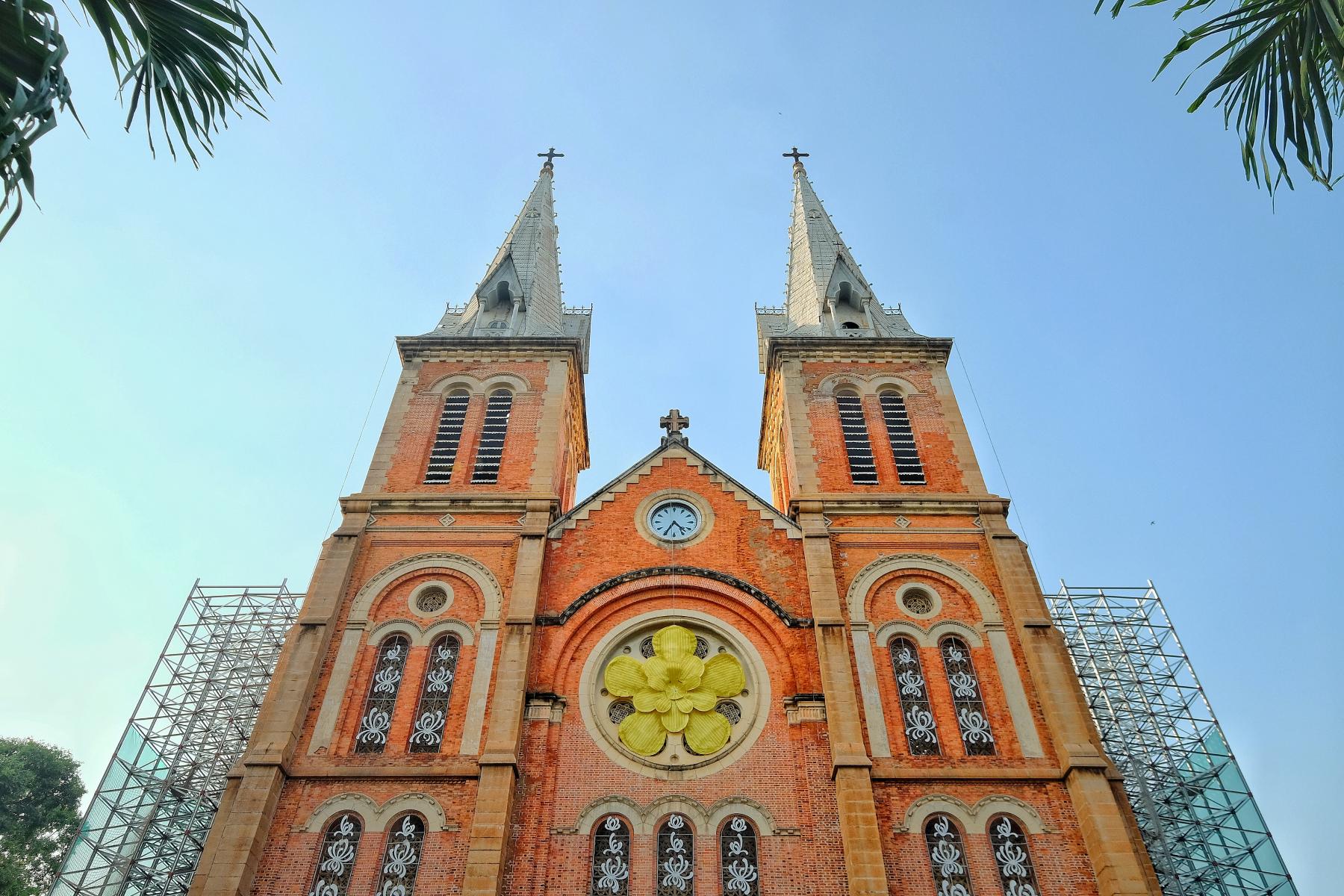 The French influence is built on a strong foundation at Duc Ba Church